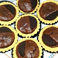 A picture of Pie Brownies Tanpa Mikser / Brownies Pie No Mixer.