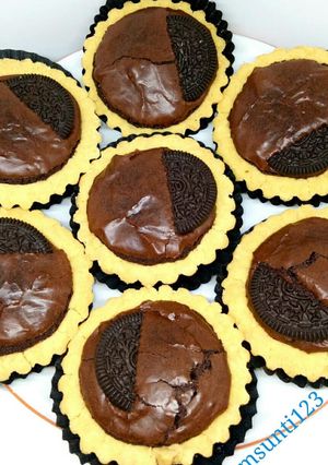 Foto resep Pie Brownies Tanpa Mikser / Brownies Pie No Mixer