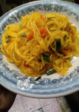 Foto resep Mie goreng glosor pedas mantap