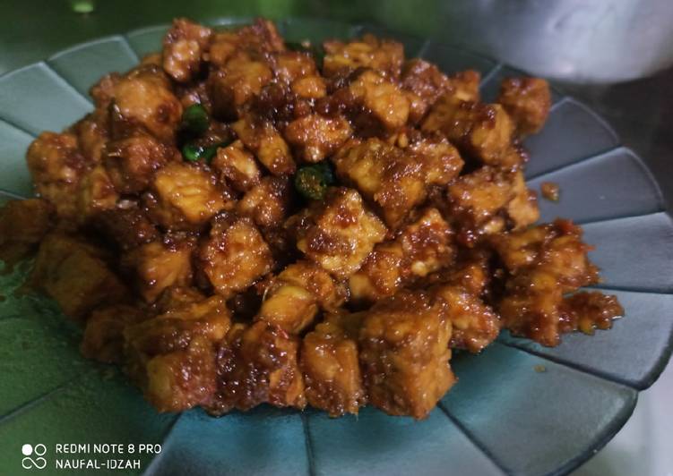 Orek tempe pedas manis favorit keluarga ❤