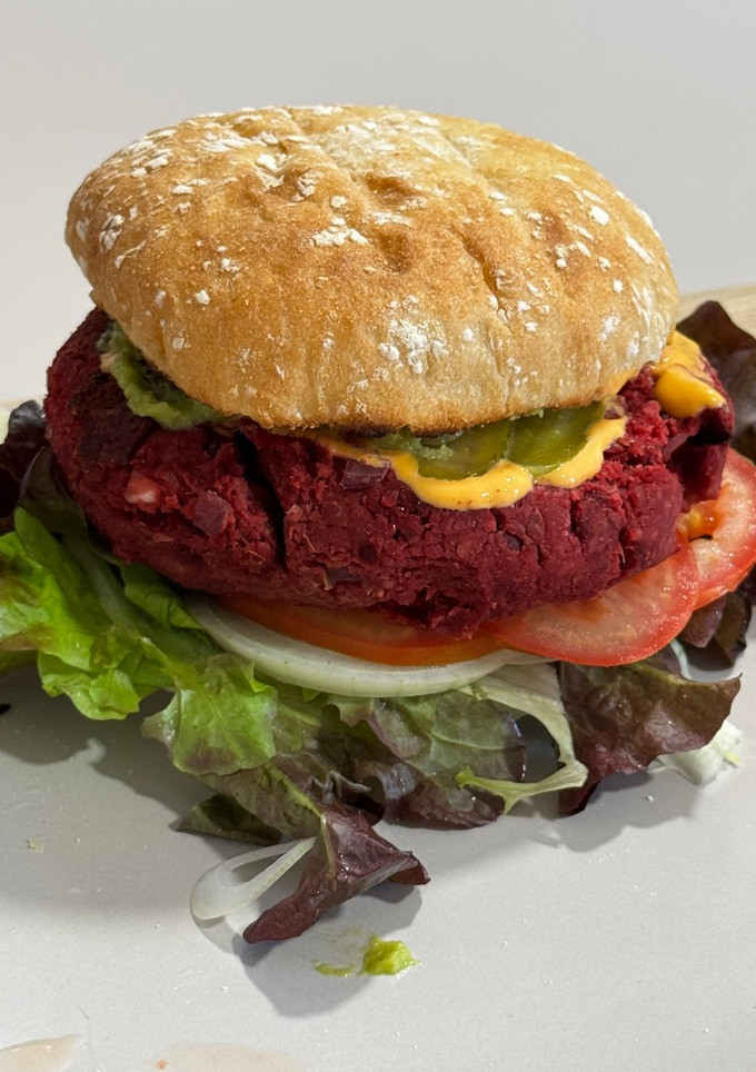 Una foto de Hamburguesa Vegana