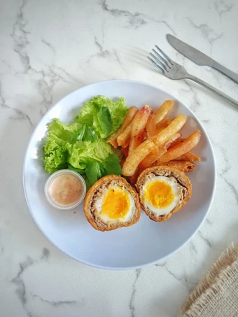 Langkah Gampang Membuat Resep  Scotch Egg yang Bisa Manjain Lidah, Lezat Sekali