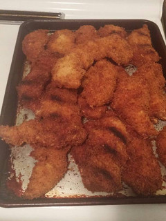 A picture of Chicken fingers.