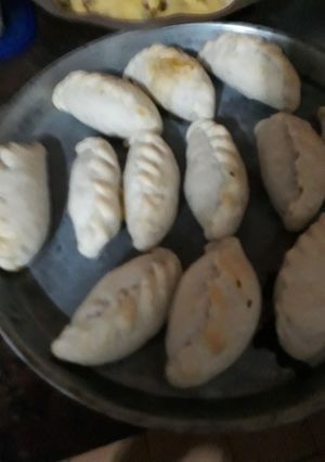 Una foto de Empanadas de carne de cerdo picada🙄🤩😎👌