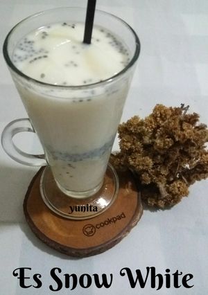 Foto resep Es Snow White
