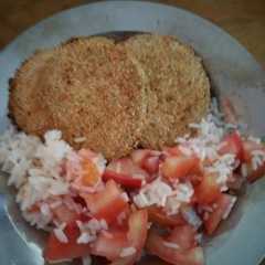 A picture of Milanesas de zapallito verde al horno.