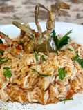 Risotto con Granchio e Pomodorini Freschi