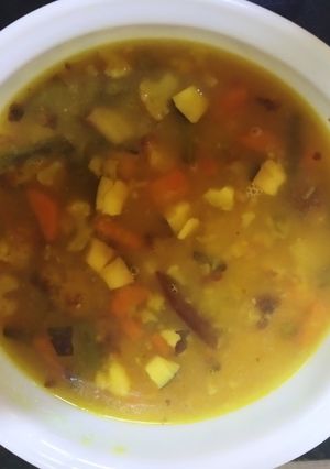A picture of Moong Dal in Bong style (moong Dal).