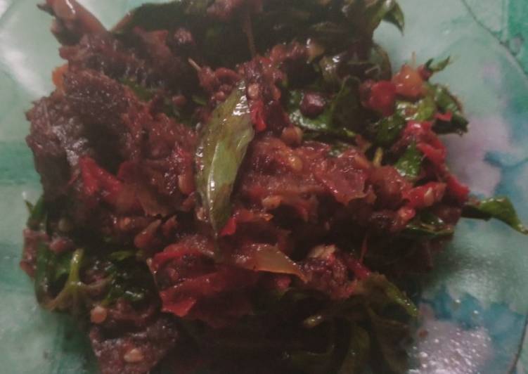 Sambal goreng kemangi