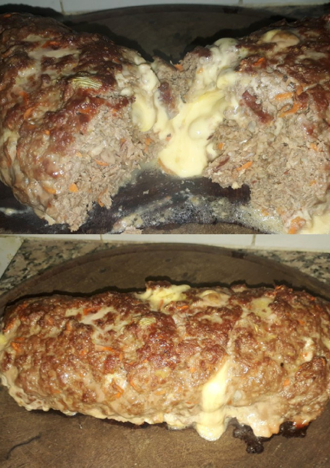 Una foto de Pan de carne relleno con Queso