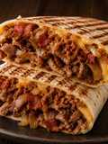 Kebab III - boczek, cebula prażona i ser 🌶