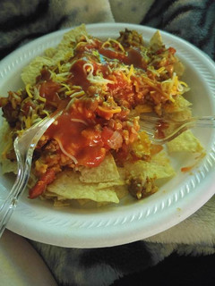 A picture of Easy Taco Rice Nachos.