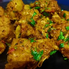 A picture of Jackfruit potato masala.