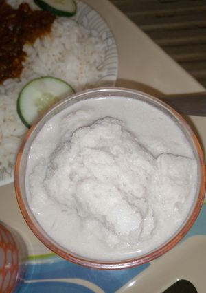 A picture of Kunun Aya (Tiger nut drink).