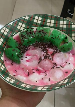 Foto resep Es Pisang Ijo