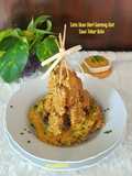 Sate Ikan Dori Goreng Oat Saus Telur asin