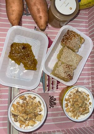 صورة لوصفة حلا البطاطا بالموز