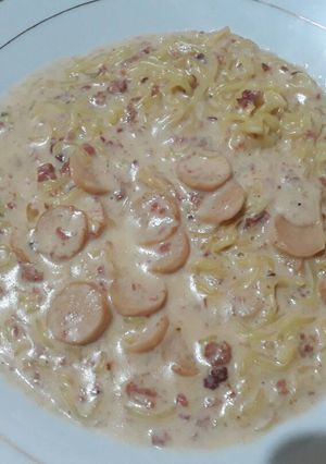 Foto resep Mie Instan Carbonara
