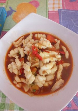 Foto resep Cumi asam manis