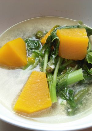 Foto resep Gangan belamak (sayur bening santen)