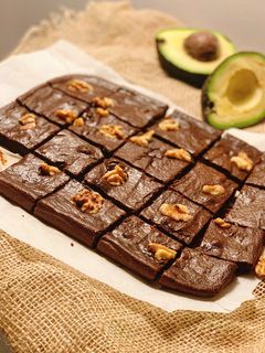 A picture of Gluten-Free Chocolate and Avocado Brownie🥑🍫.