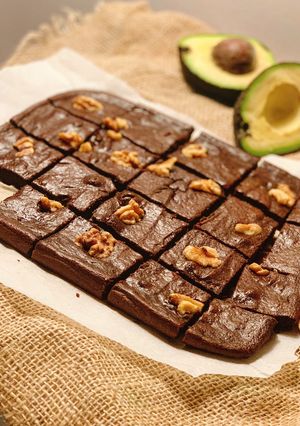 A picture of Gluten-Free Chocolate and Avocado Brownie🥑🍫.