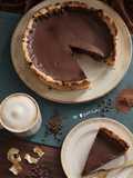 تارت كوكي ڨناج شكولا Tarte Cookie ganache chocolat 🤎