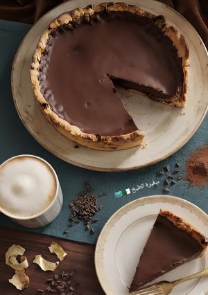 صورة لوصفة تارت كوكي ڨناج شكولا Tarte Cookie ganache chocolat 🤎