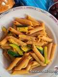 Pennette Integrali con Zucchine, Zafferano e Curcuma 💚💛