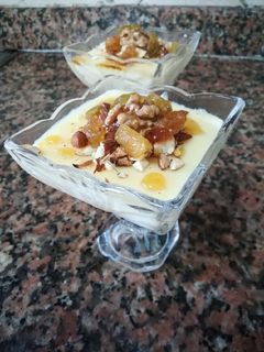 صورة لوصفة مهلبيه بالمكسرات 🍧