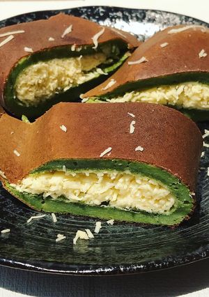 Foto resep Martabak matcha keju #keto #ketopad