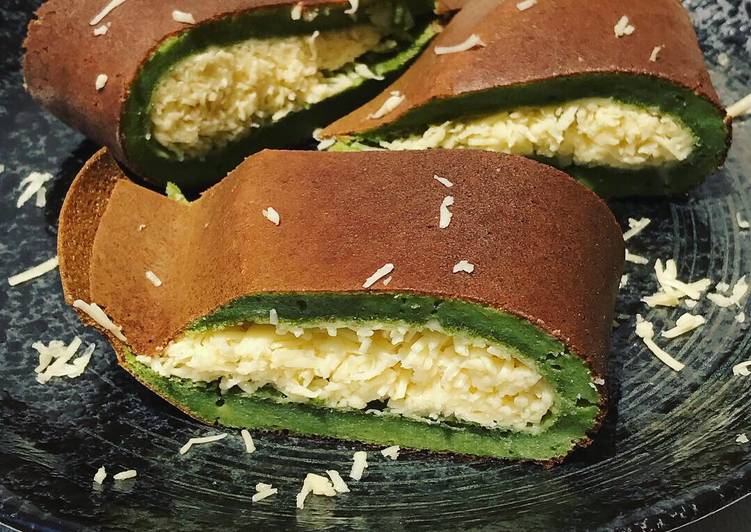 Martabak matcha keju #keto #ketopad