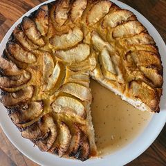 Creamy apple pie A picture of Creamy apple pie.