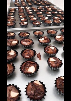 Foto resep Brownies Kering mini Cup