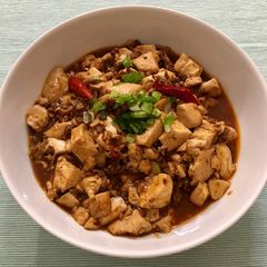 A picture of Mapo Tofu.