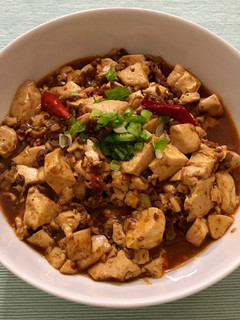 A picture of Mapo Tofu.