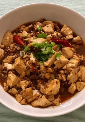 A picture of Mapo Tofu.