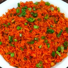 A picture of Restaurant Style veg schezwan rice.