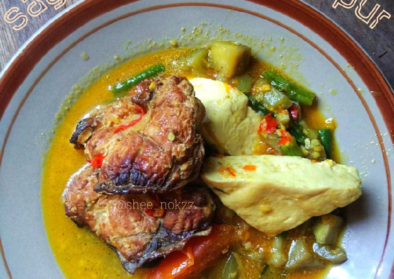 Sayur mangut campur