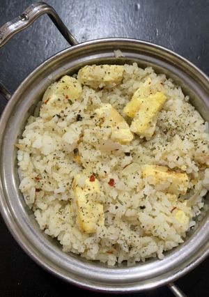 A picture of Super simple Paneer Rice.