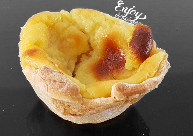 Voici la recette Pastéis de nata 0% MG Délicieux garanti