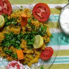 A picture of Forwarded recipe of Vinita Jain. Taheri Pulav.Paneer Pulav.