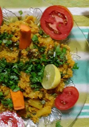 A picture of Forwarded recipe of Vinita Jain. Taheri Pulav.Paneer Pulav.