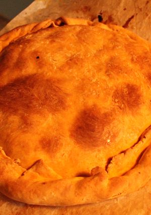 Una foto de Pastel al horno Crucis