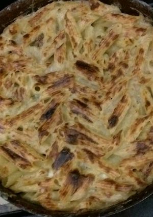 صورة لوصفة مكرونة بالباشميل