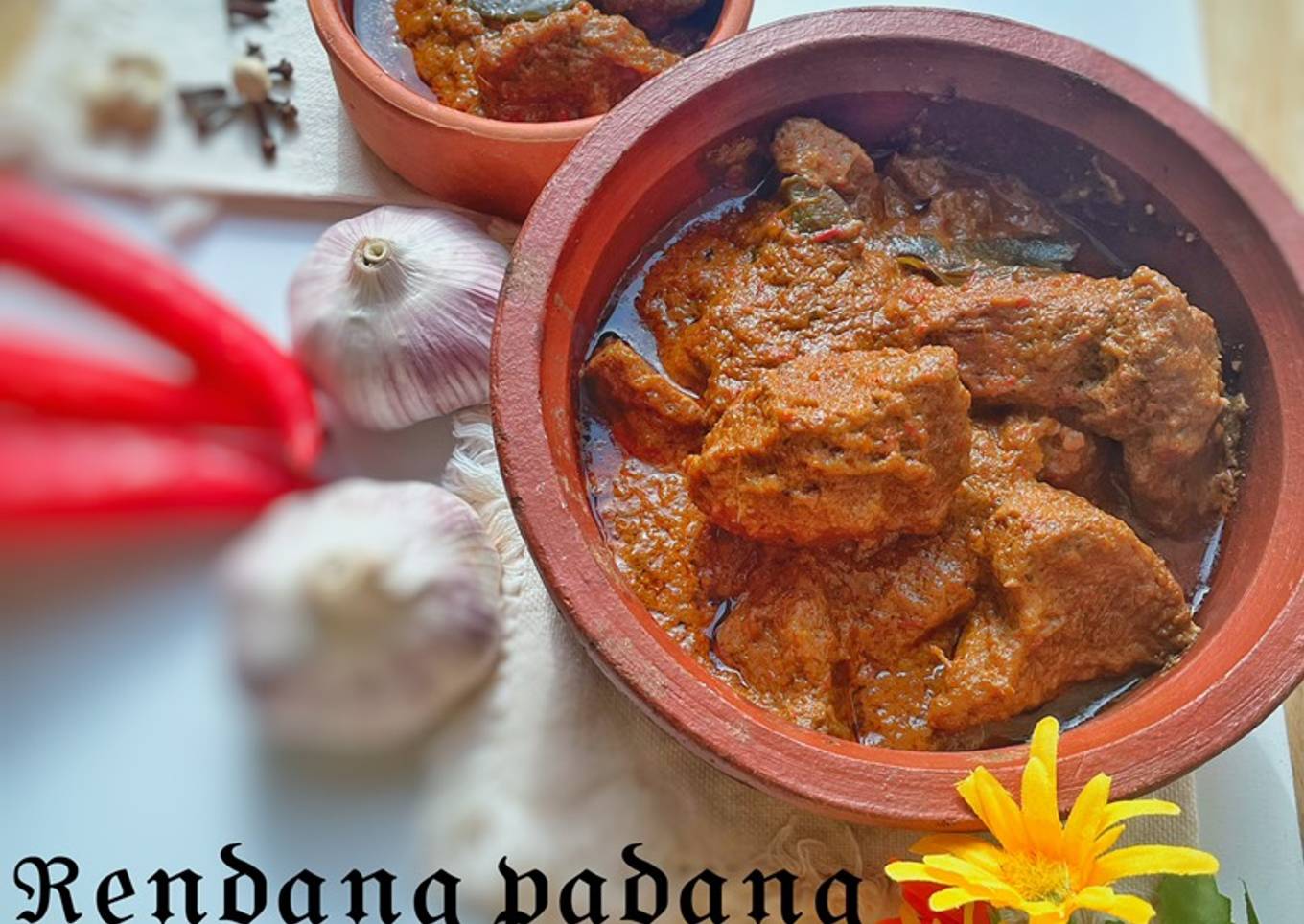 Rendang Daging Sapi Ala warung Padang