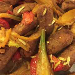 Foto di Polpette vegan ai finocchi pomodorini pachino e limone 🍋