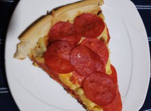 Una foto de Pizza de peperoni