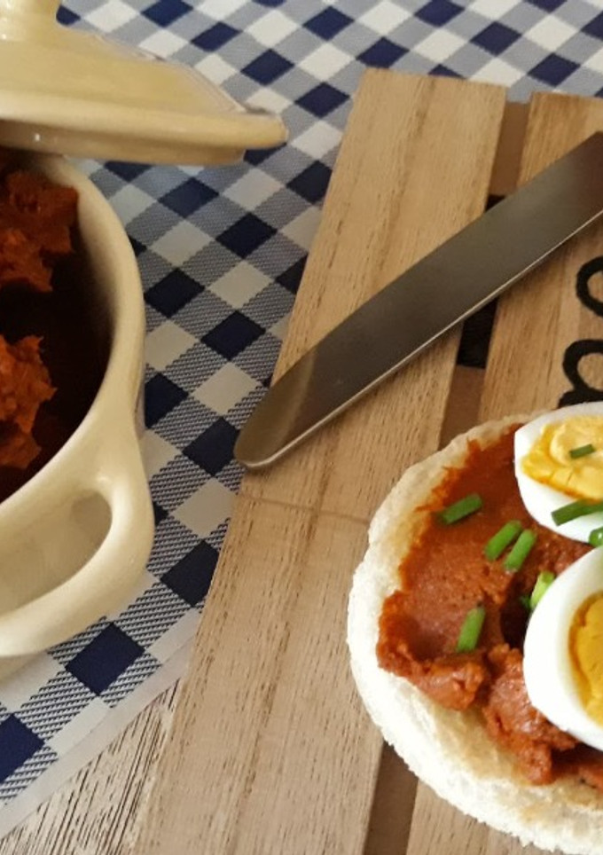 Una foto de Sobrasada vegana