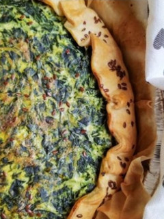 A picture of Quiche ricotta e spinaci.